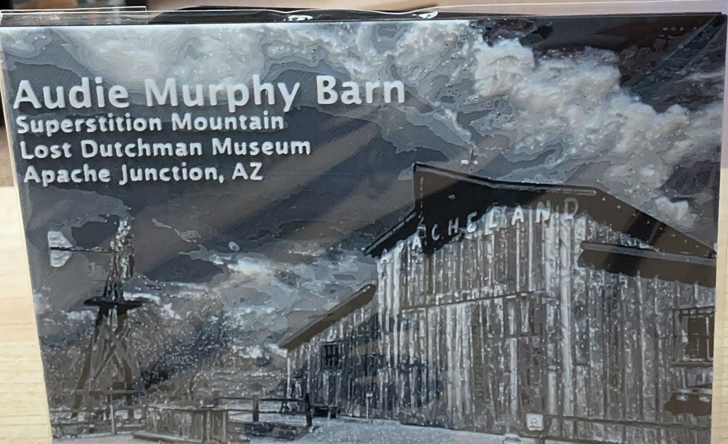 AUDIE MURPHY BARN -  B/W 4X6