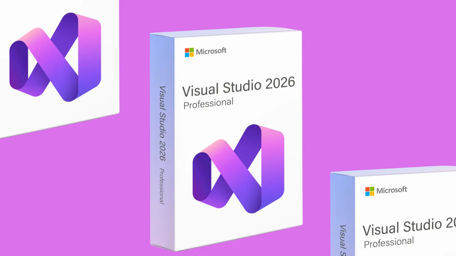 Visual Studio Prof 2026 Subscription Start New 1st-Yr of  3-yrs Acquired  MSDN