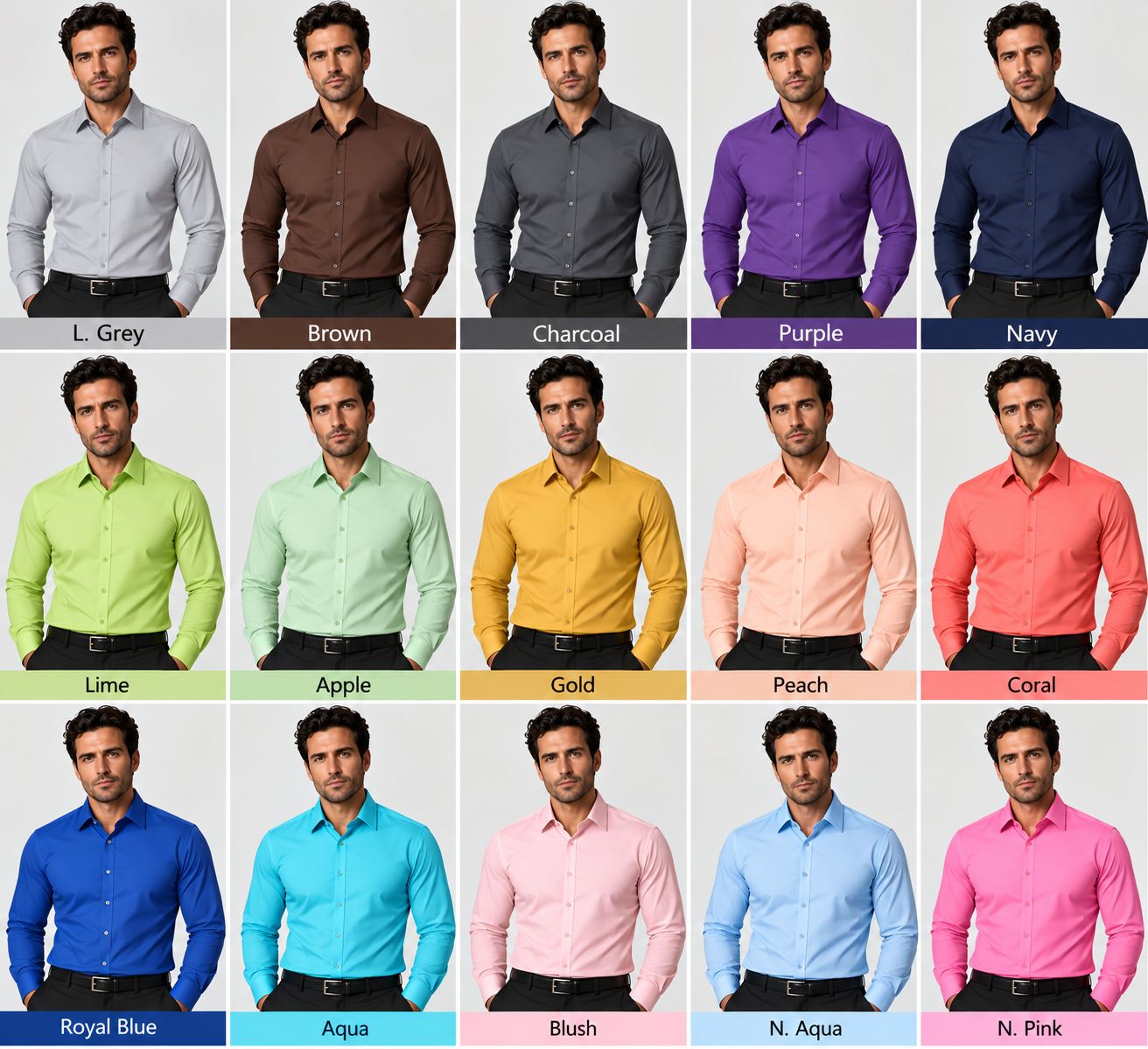 Basic Dress Shirt (20-38)