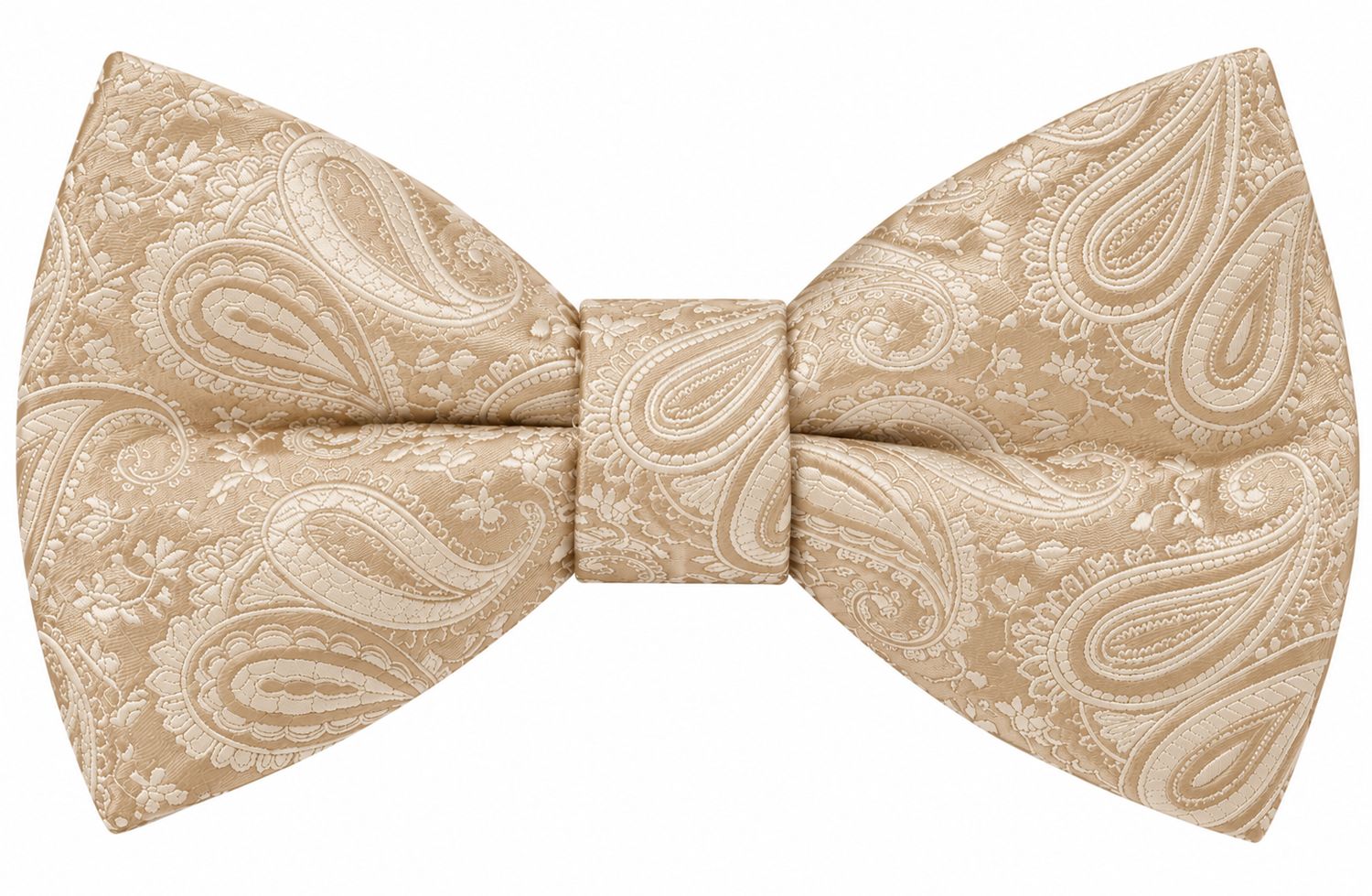 Paisley Bow Ties, Colour: Tan