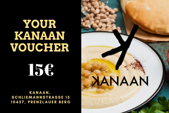 Kanaan Prenzlauer Berg Gift Card - 15€