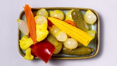 Kanaan’s homemade pickled vegetables