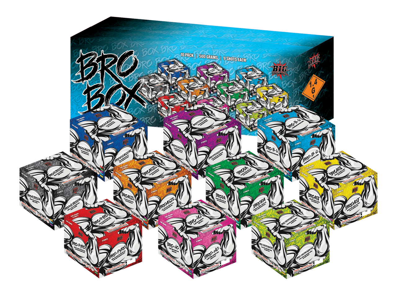 500 GRAM AERIAL ASSORTMENTS