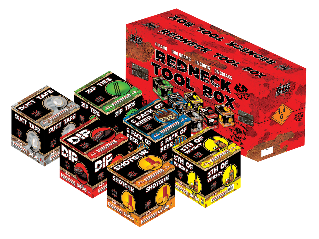 REDNECK TOOL BOX - 6 PACK