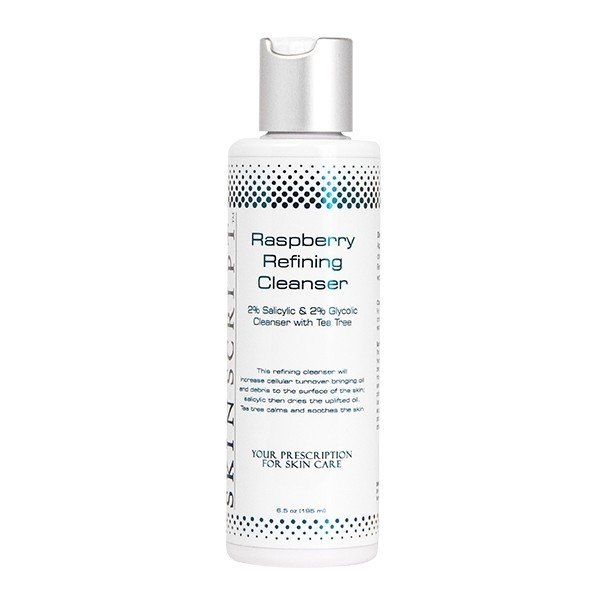 Skin Script Rx Raspberry Refining Cleanser - Acne Cleanser Available in Regular & Travel Size