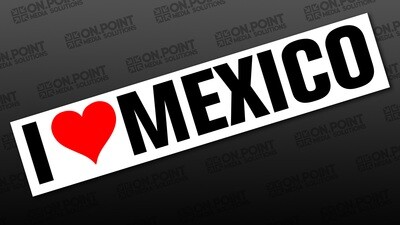 I love Mexico Sticker