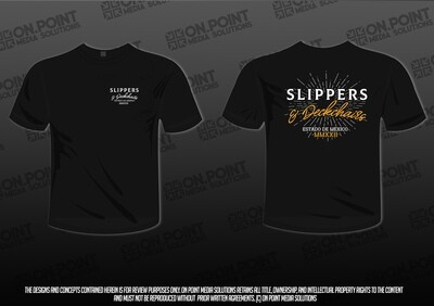 NEW STYLE - 2022 Black Slippers & Deckchairs T-Shirt