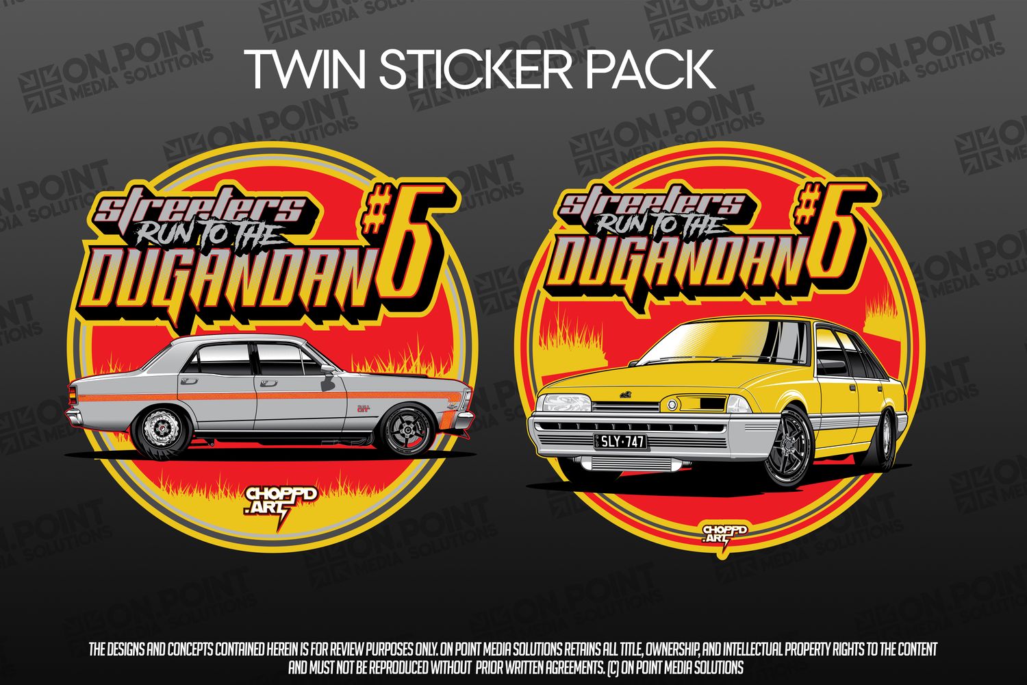 2025 Run to the Dugandan Sticker Pack