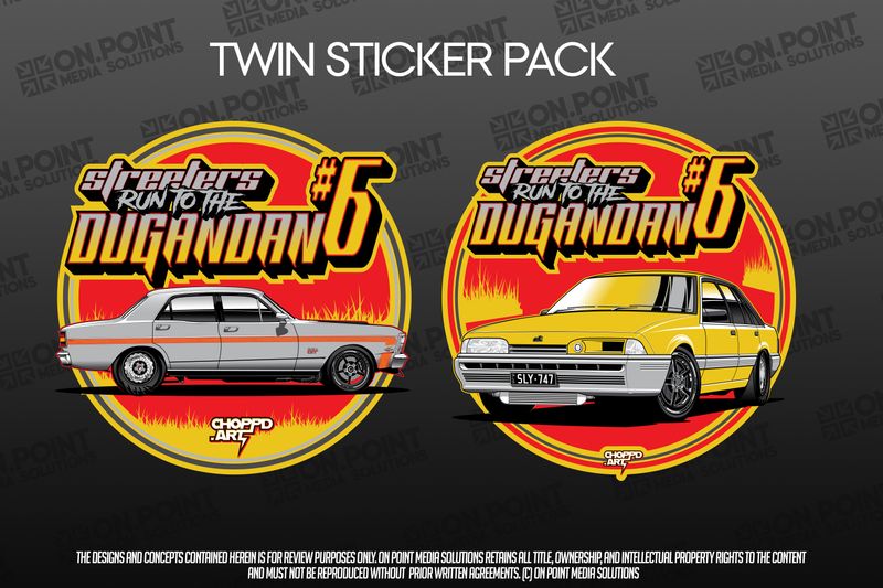 2025 Run to the Dugandan Sticker Pack