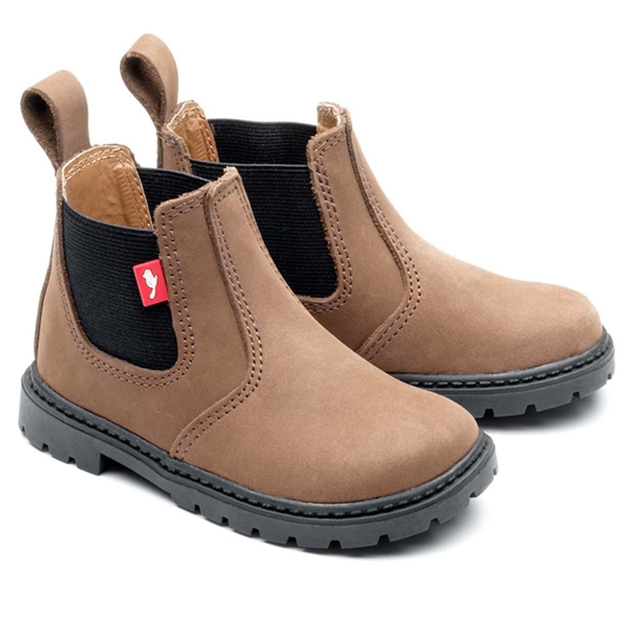 infant tan chelsea boots