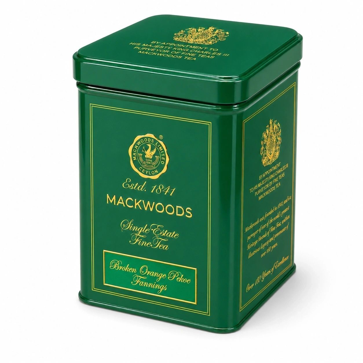 MACKWOODS SINGLE ESTATE, LOOSE LEAF, BROKEN ORANGE PEKOE FANNING’S - 200g MACKWOODS SINGLE ESTATE, LOOSE LEAF, BROKEN ORANGE PEKOE FANNING’S - 200g