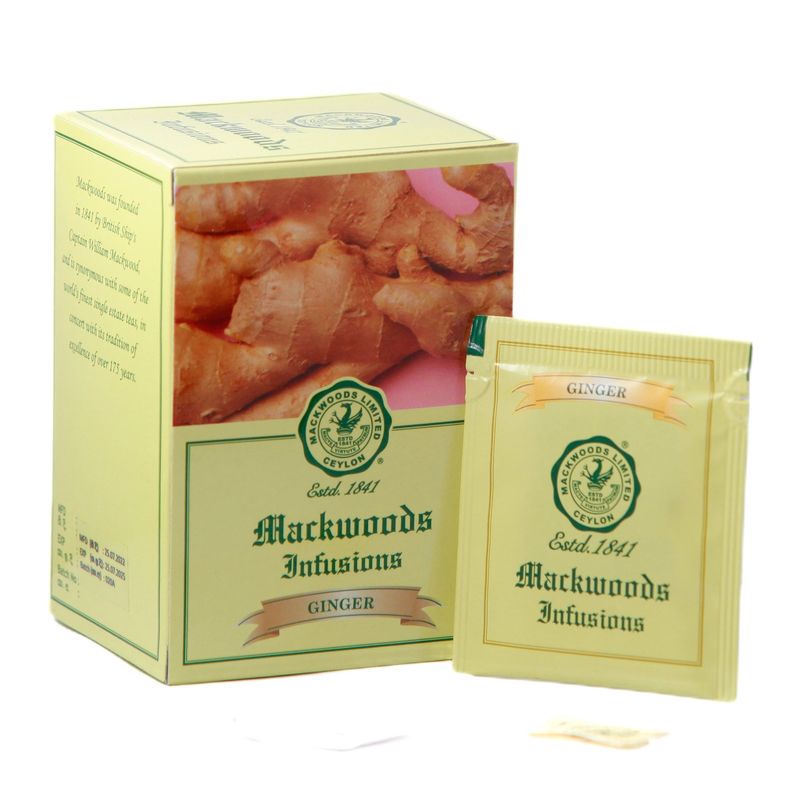 GINGER HERBAL INFUSION IN 25 ENVELOPED TEA BAGS - 37.5g