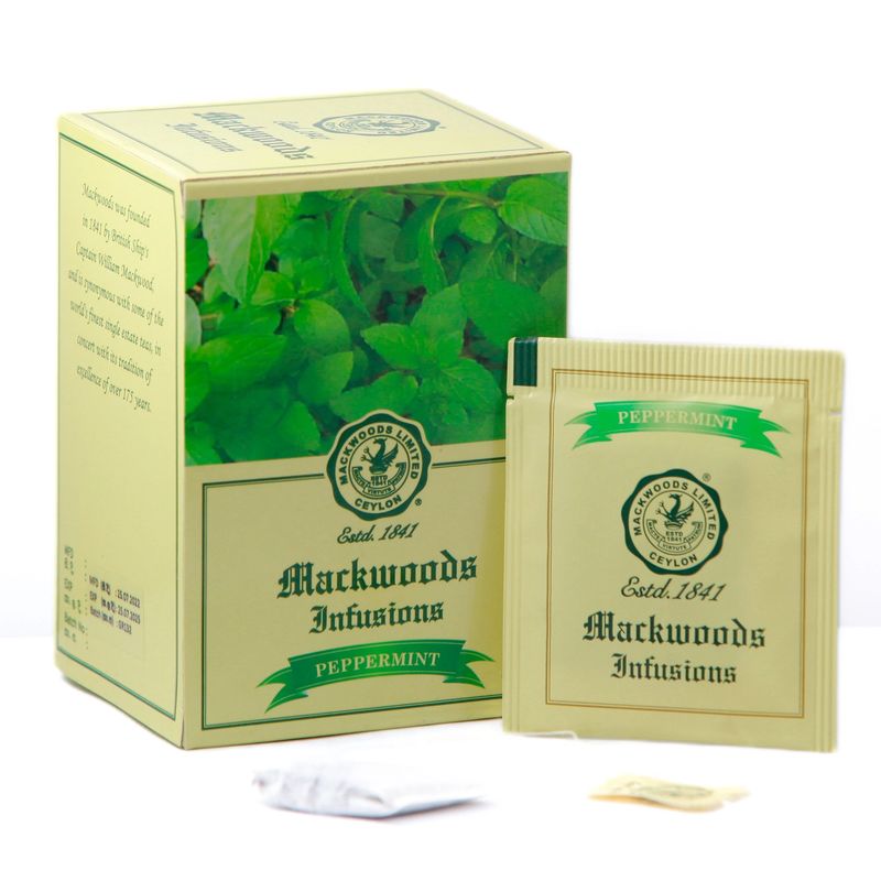 PEPPERMINT HERBAL INFUSION IN 25 ENVELOPED TEA BAGS - 37.5g