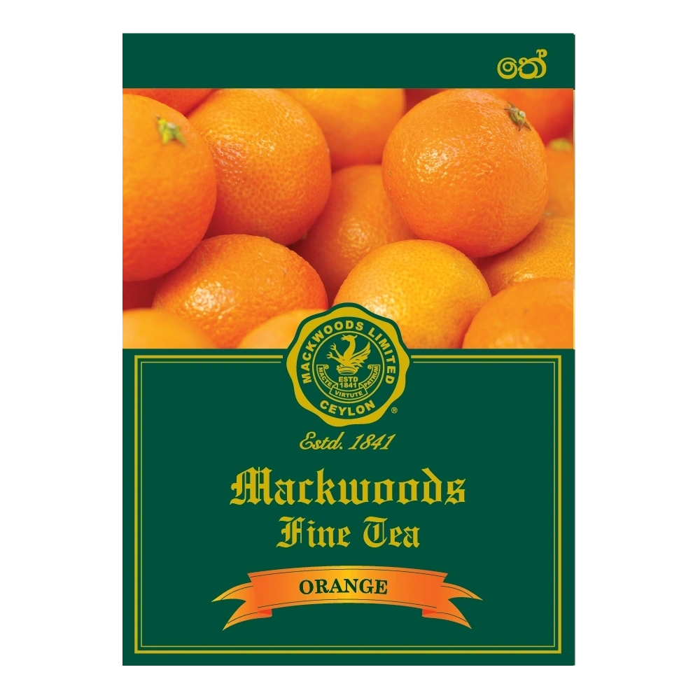 DELICIOUS ORANGE FLAVOURED, SINGLE ESTATE, BLACK TEA IN 25 ENVELOPED, TEA BAGS - 50g DELICIOUS ORANGE FLAVOURED, SINGLE ESTATE, BLACK TEA IN 25 ENVELOPED, TEA BAGS - 50g