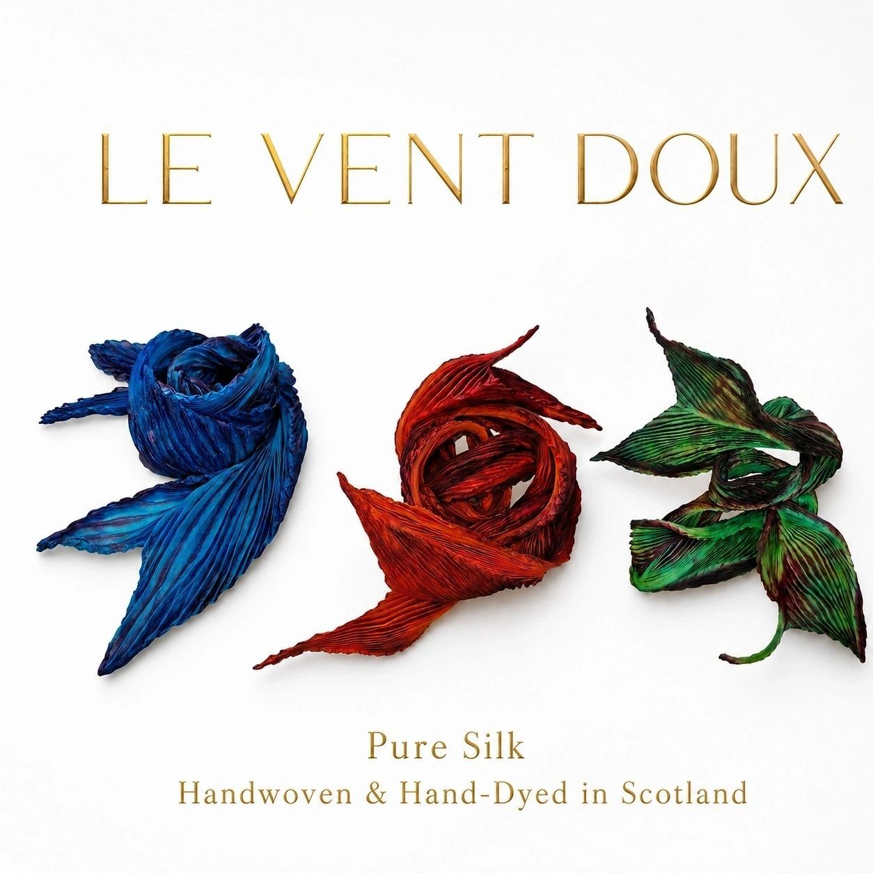 Le Vent Doux Trifecta Pure Silk Scarf Collection (Set of Three) Le Vent Doux Trifecta Pure Silk Scarf Collection (Set of Three)
