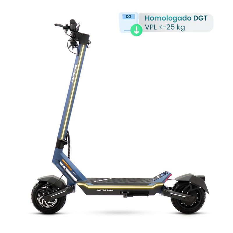 Patinete eléctrico smartGyro Raptor Evo LR