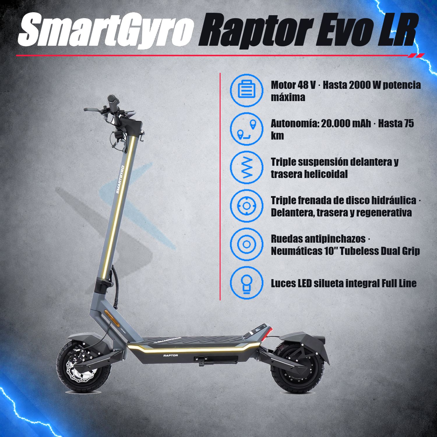 SmartGyro Raptor Evo LR SmartGyro Raptor Evo LR