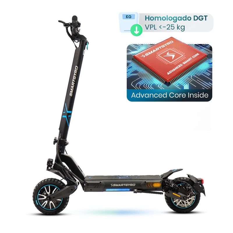 Patinete eléctrico smartGyro CROSSOVER DUAL MAX 2 Patinete eléctrico smartGyro CROSSOVER DUAL MAX 2