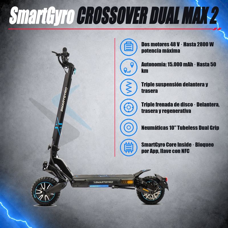 SmartGyro CROSSOVER DUAL MAX 2
