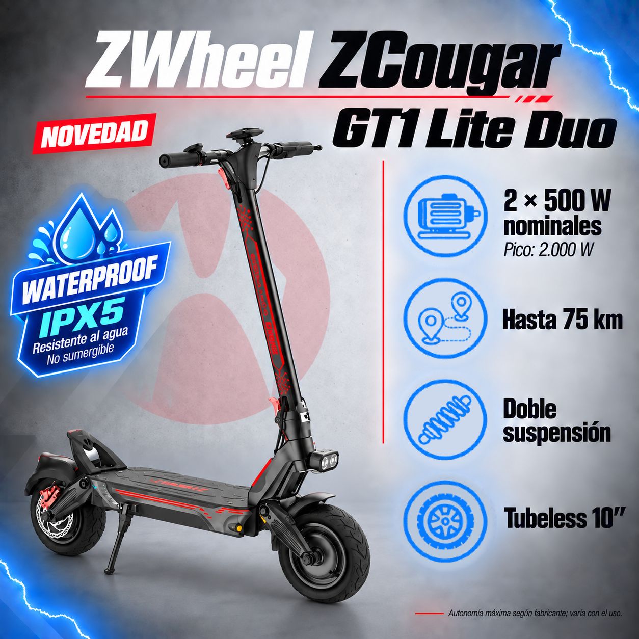 ZWheel ZCougar GT1 Lite Duo