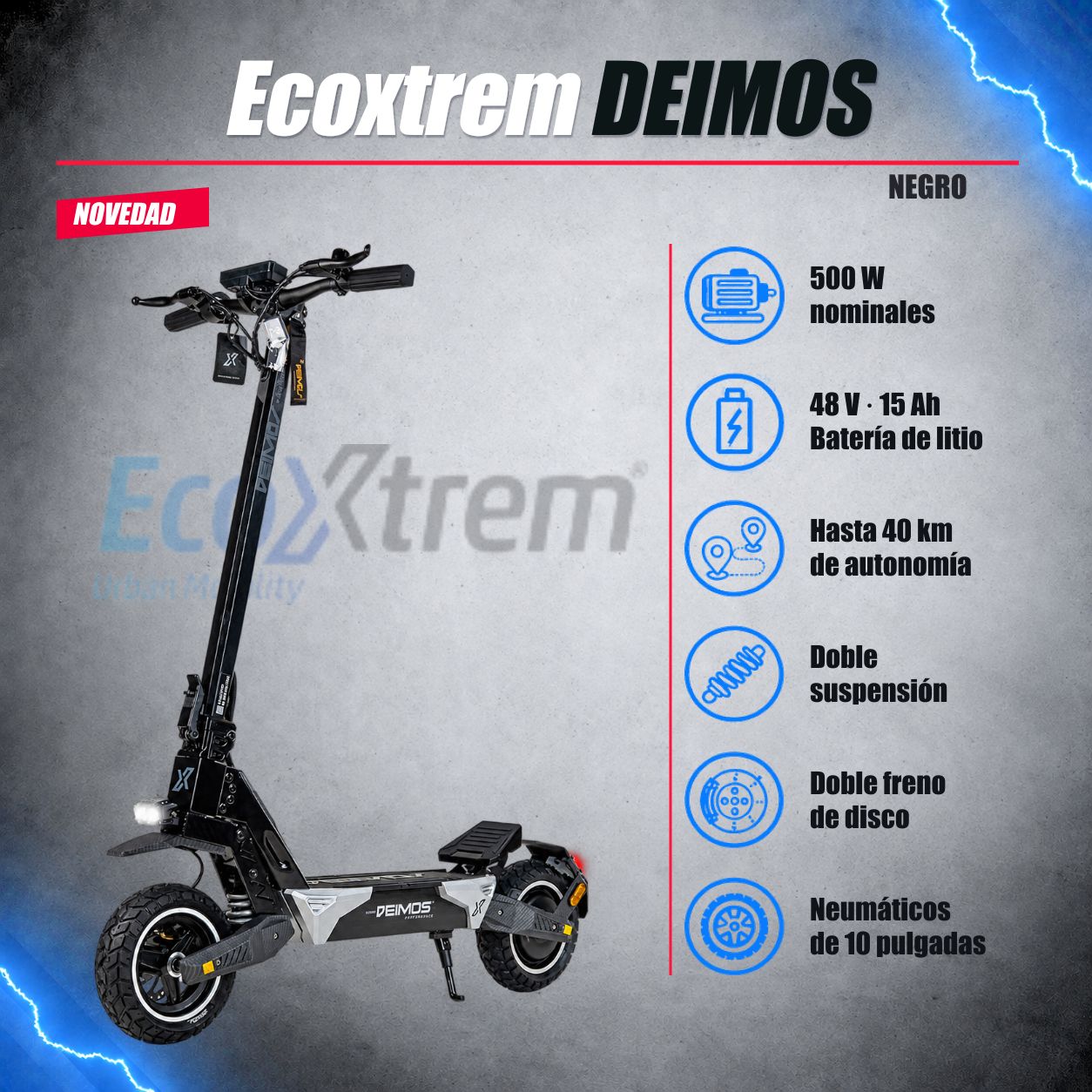 Ecoxtrem Deimos Negro