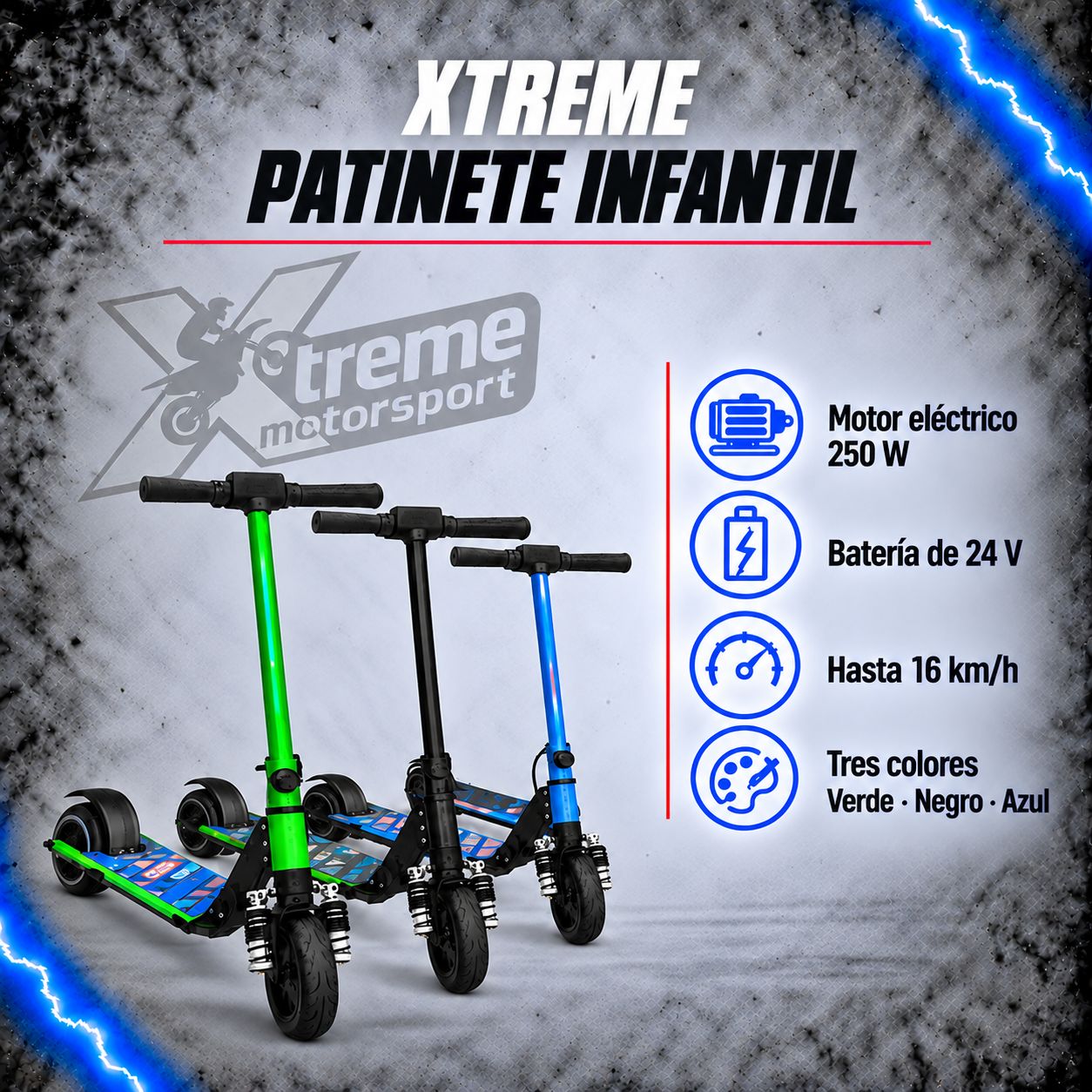 Patinete Infantil 250W 24V Patinete Infantil 250W 24V