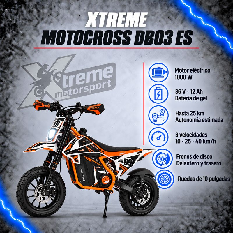 MotoCross DB03 ES Naranja MotoCross DB03 ES Naranja