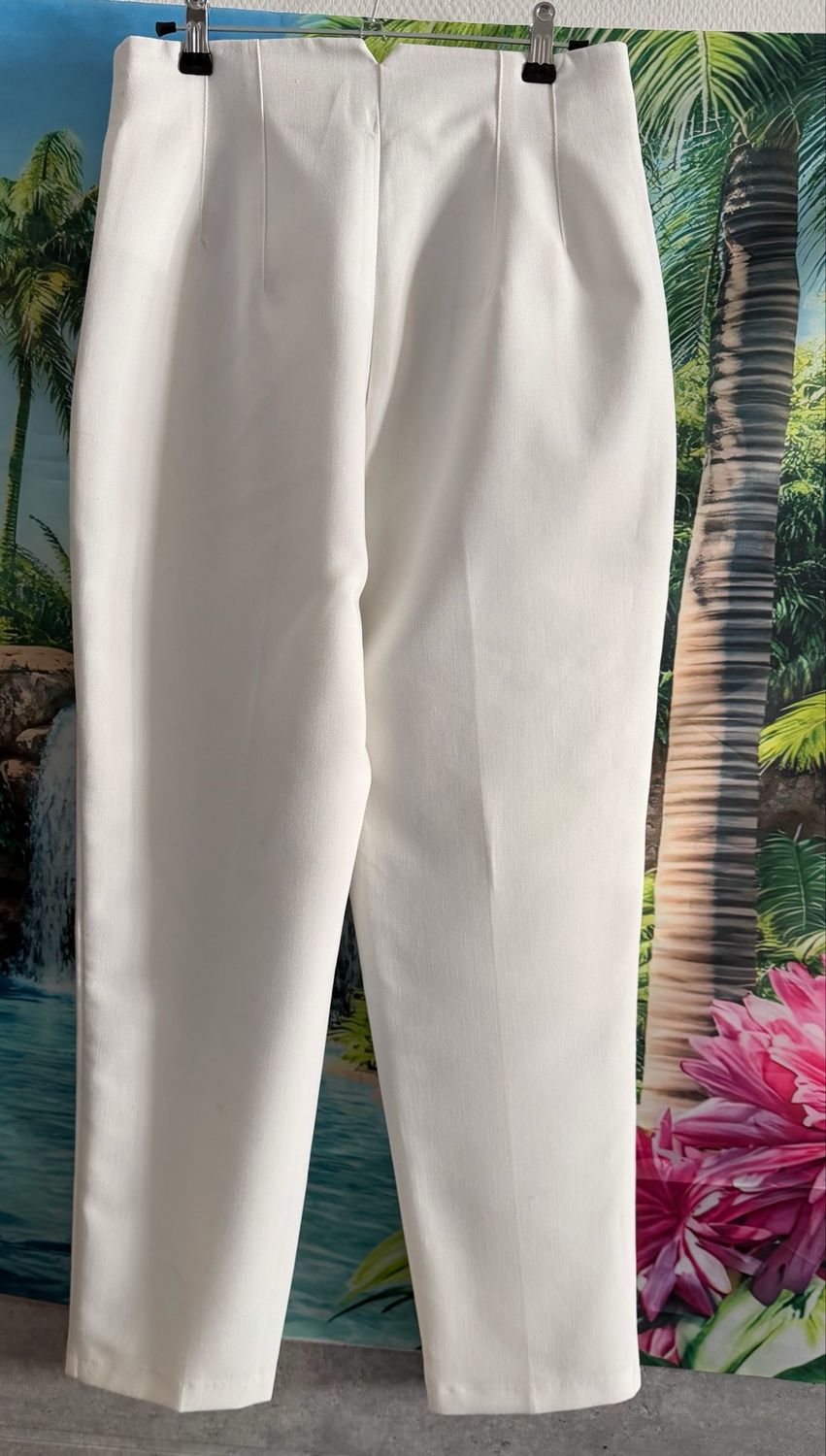 Pantalon  hiver femme blanc Zara