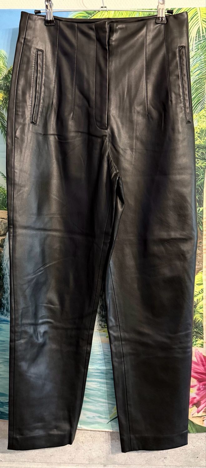 Pantalon femme cuir Zara