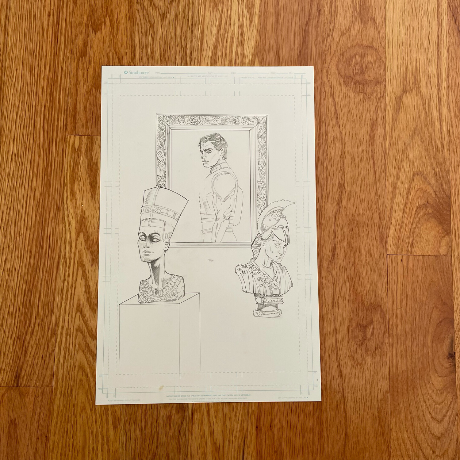 Ian Flemming&#39;s James Bond #005  Original Cover art + Comicbook Cover Set- 11x17