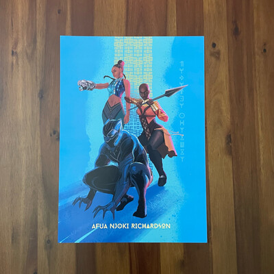 Wakanda Forever 1/100 Limited Edition Lithograph