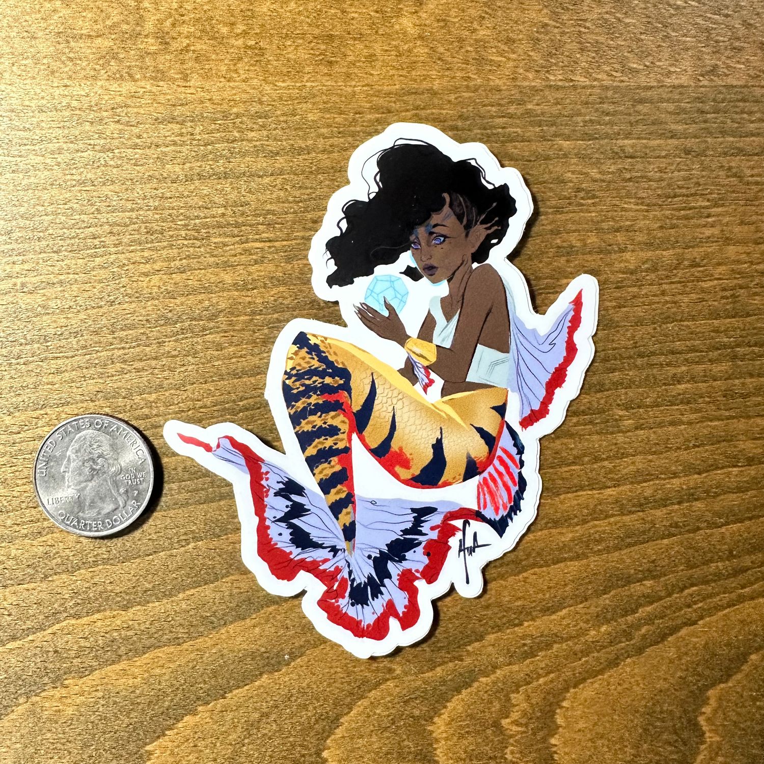 Astara Mermaid Sticker