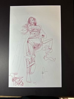 Genius iss.1 Original Cover Art 16x20 Mounted