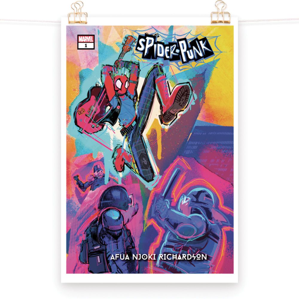 11x14 or 13x19 Spiderpunk Print