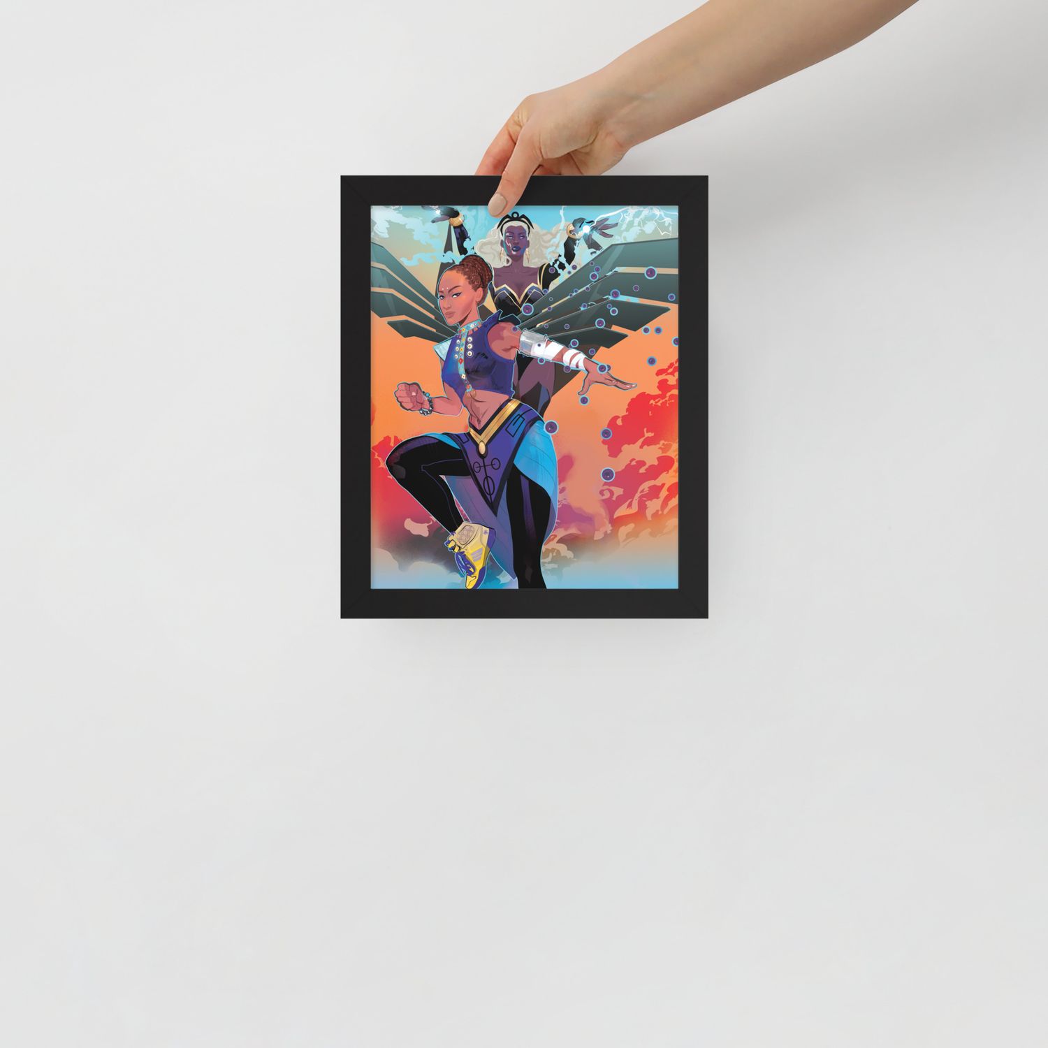 Shuri &amp; Ororo Framed Print
