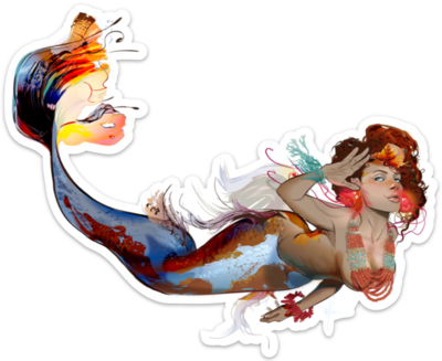 Mer Sticker LaSirena [ NON US SHIPPING]