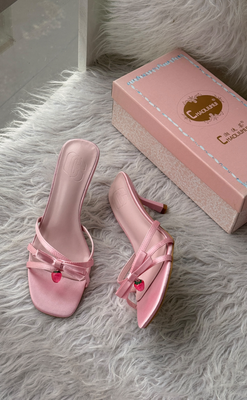 Pink Pintresy Kitten Heels