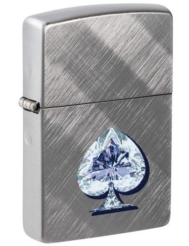 Zippo Gleaming Spade Ace Of Spades Diamond