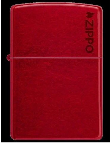 Zippo Classic Candy Apple Red Zippo Logo