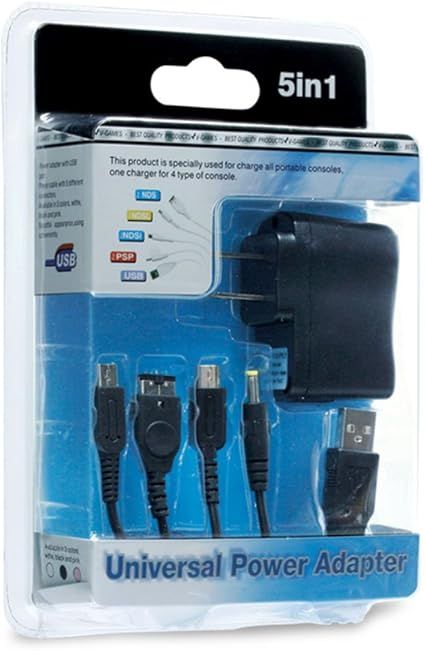5-in-1 Universal Power Adapter For DSi/ DS Lite/ DS/ PSP/ USB
