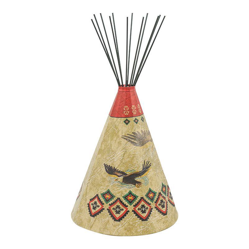 Traditional Eagle Parchment Desk Teepee Lamp LRG (NEW)