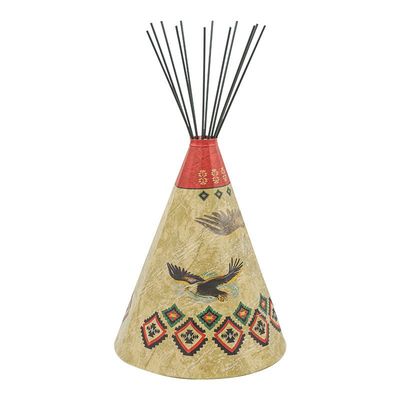 Traditional Eagle Parchment Desk Teepee Lamp LRG (NEW)