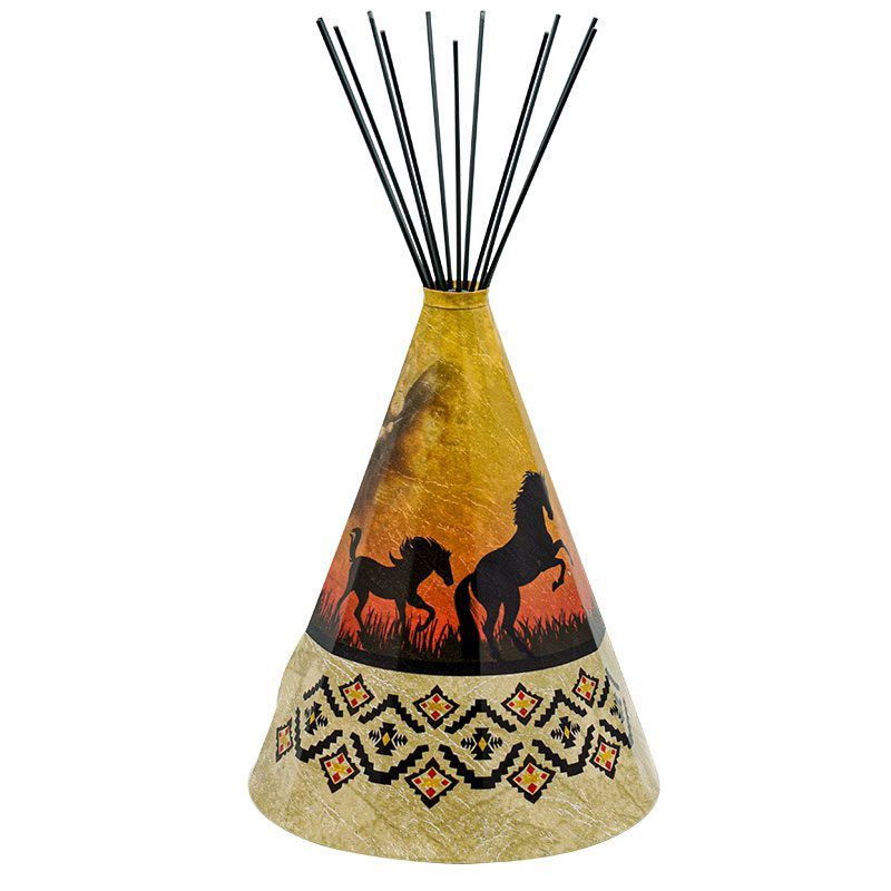 Limited Edition Horse Parchment Desk Teepee Lamp LRG (NEW)