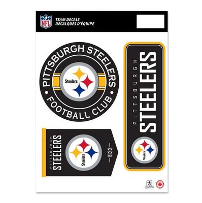NFL Team Decal Set 8x11 - Pittsburgh Steelers