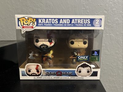 Funko POP! Games Kratos and Atreus 2 Pack (Playstation Licensed Product, Best Buy Exclusive)