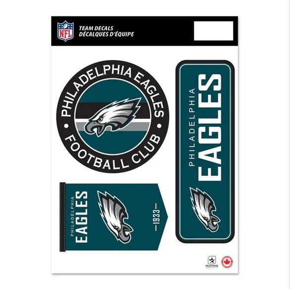 NFL Team Decal Set 8x11 - Philadelphia Eagles