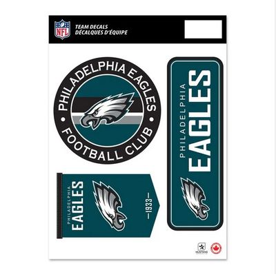 NFL Team Decal Set 8x11 - Philadelphia Eagles