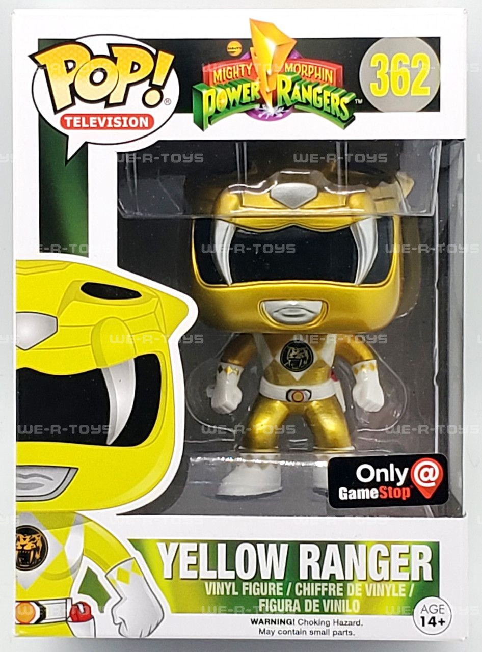 Funko POP! Television Mighty Morphin Power Rangers - Yellow Ranger (Metallic) #362 (Gamestop Exclusive)