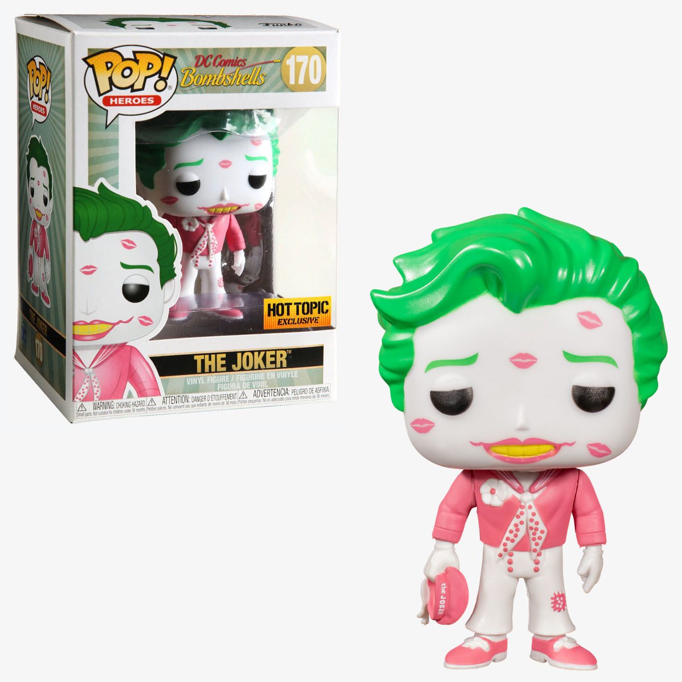 Funko POP! Heroes DC Comics Bombshells - The Joker #170 (Hot Topic Exclusive)