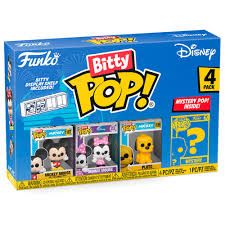 Funko Pop! Bitty: Disney 4 pack (with Mystery Pop Figure)